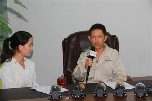 沛力RO泵段钊：把好质量关做好口碑才能朝前发展