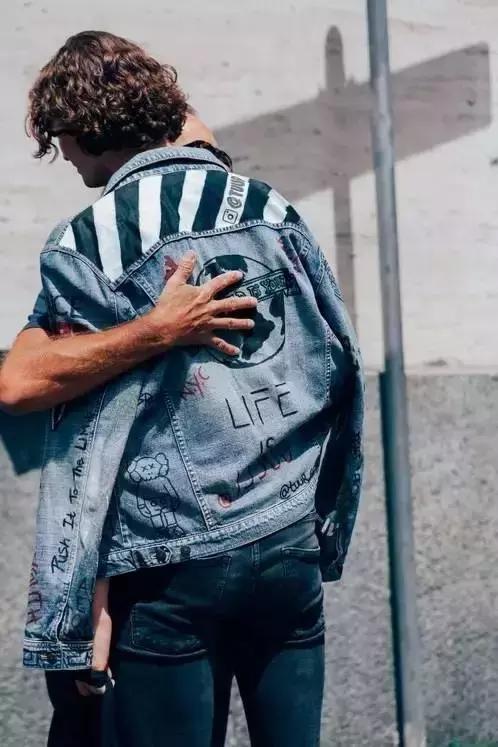 男装痞帅街拍西装杀,街拍成熟男装搭配图