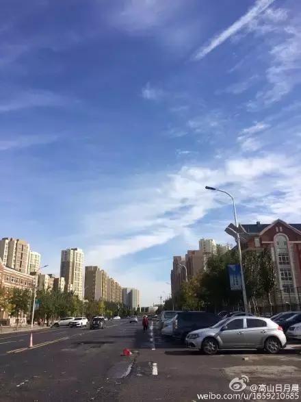 今天的蓝天已经被天津人玩坏,据说这都是它闹的