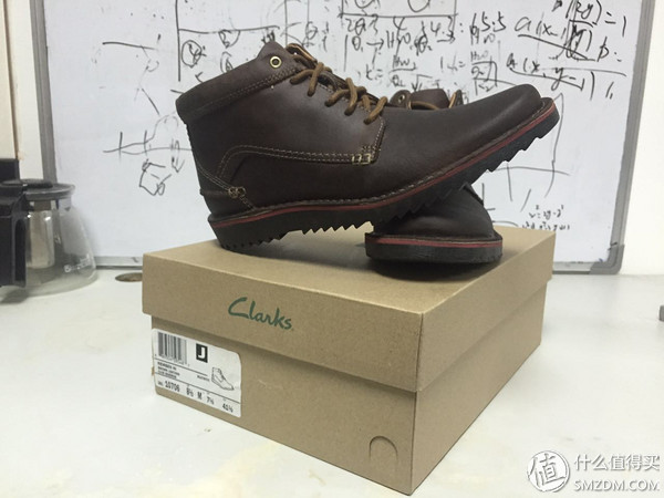 clarks男靴38码,clarks棕褐色马丁靴男