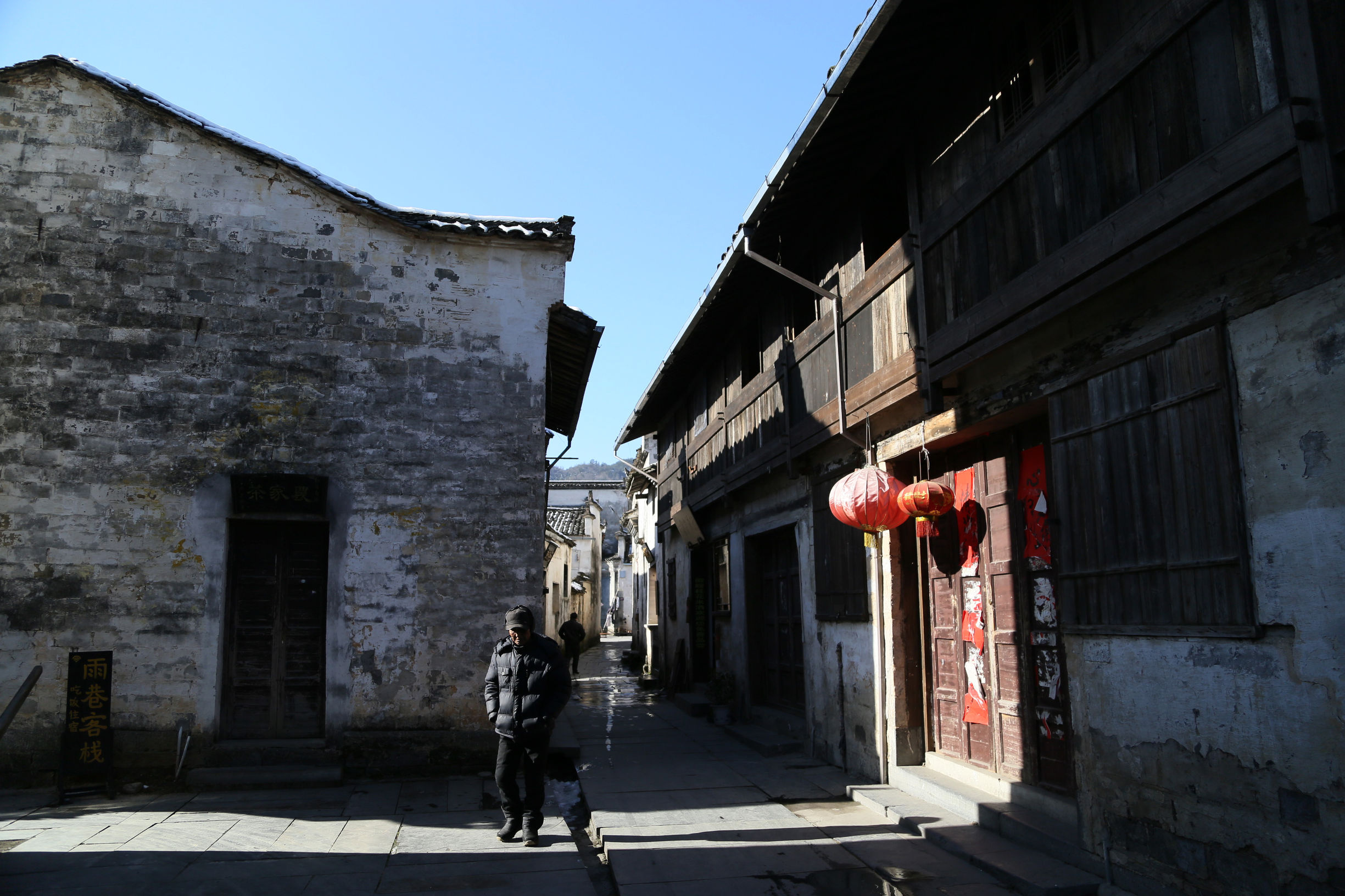 安徽风情小镇的徽州西递,梦回徽州下一句