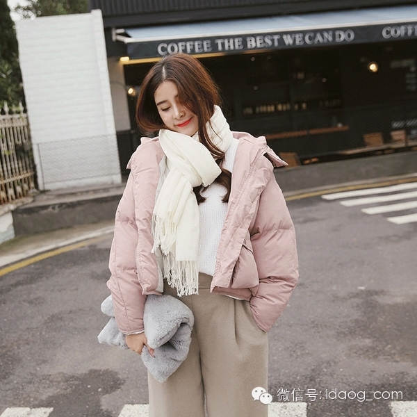 韩版时尚洋气冬季棉服,秋冬加厚韩版休闲保暖棉衣