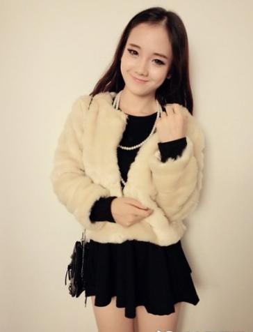 仿皮草外套高级感,冬季仿皮草外套