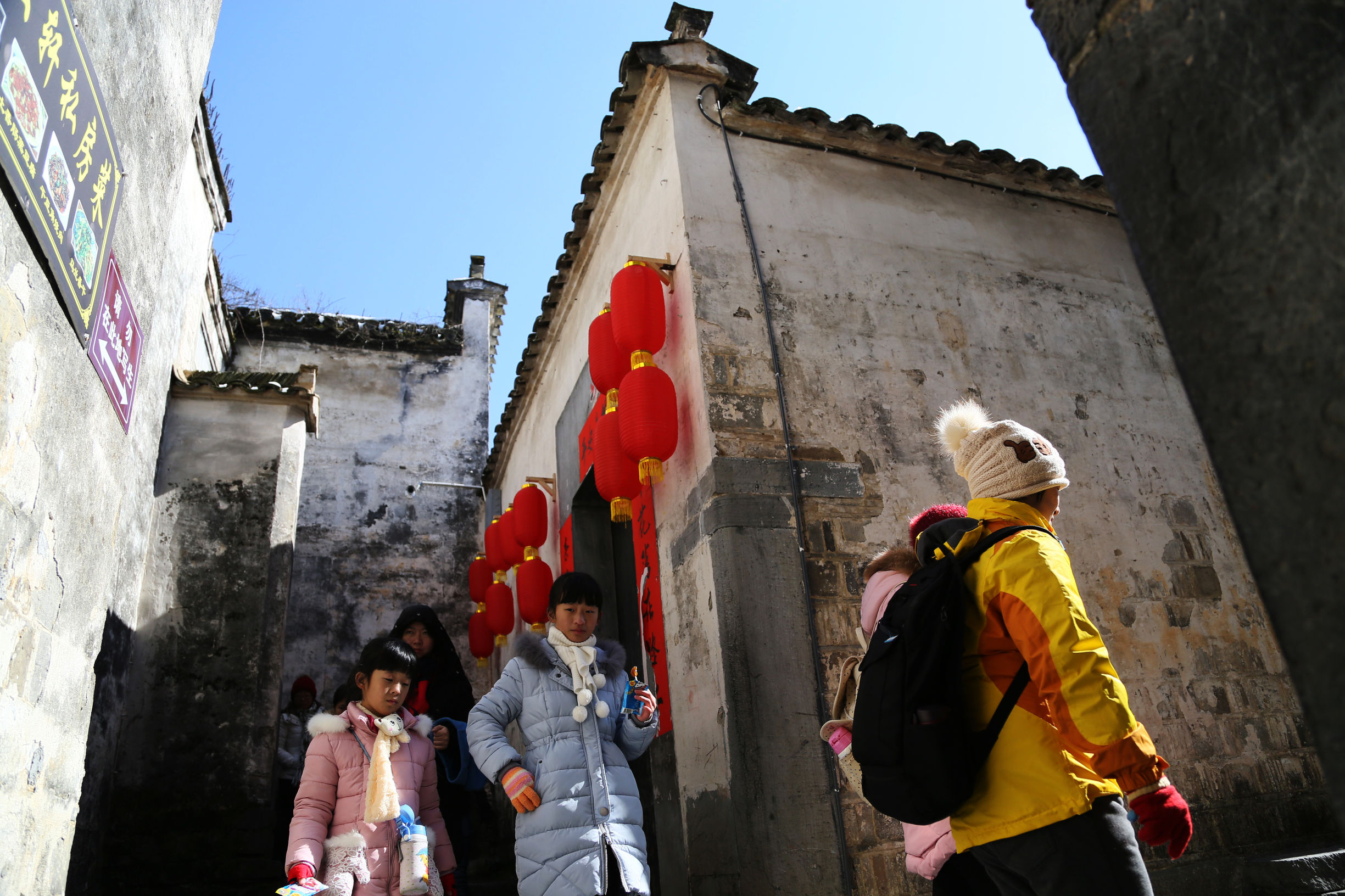 安徽风情小镇的徽州西递,梦回徽州下一句