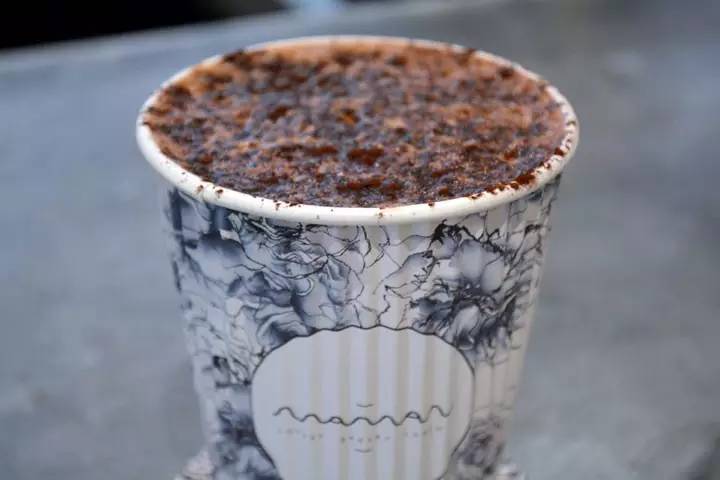 冬天来一杯热可可,冬天这么冷来一杯奶茶暖心