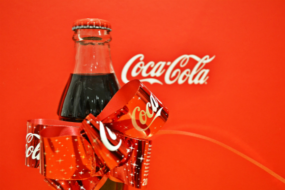 日本包装的可口可乐,日本可口可乐圣诞丝带瓶