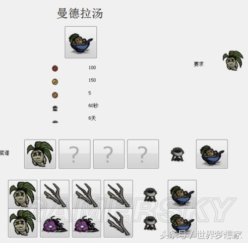 饥荒联机如何恢复生命值，精神值？恢复生命值，精神值方法一览