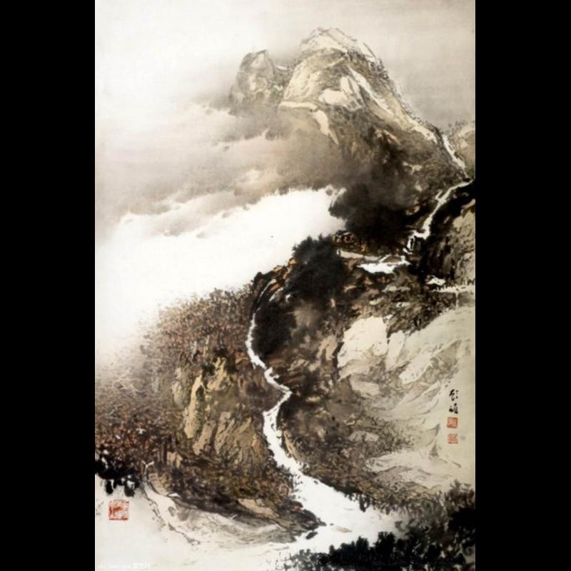 水墨山水画欣赏大全,水墨山水画欣赏贾又福