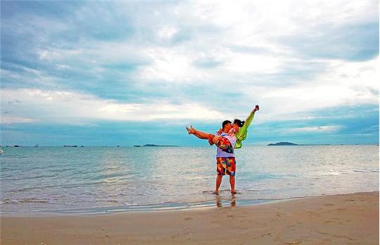 拖家带口去大城市,三亚东方夏威夷