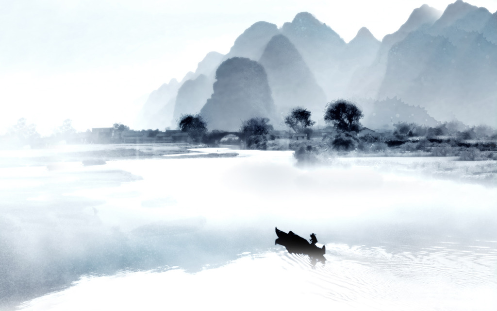 水墨山水画欣赏大全,水墨山水画欣赏贾又福