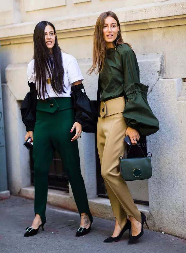 七种颜色的踩脚裤,那些丑到爆的束脚裤