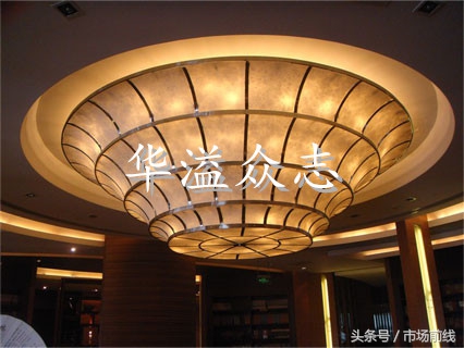 仿云石柱头灯,仿云石定制灯具