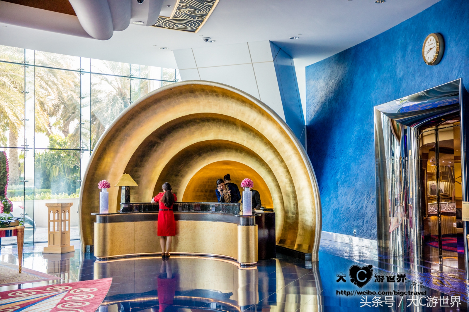 旅游的中国夫妻住迪拜帆船酒店,住迪拜帆船酒店攻略