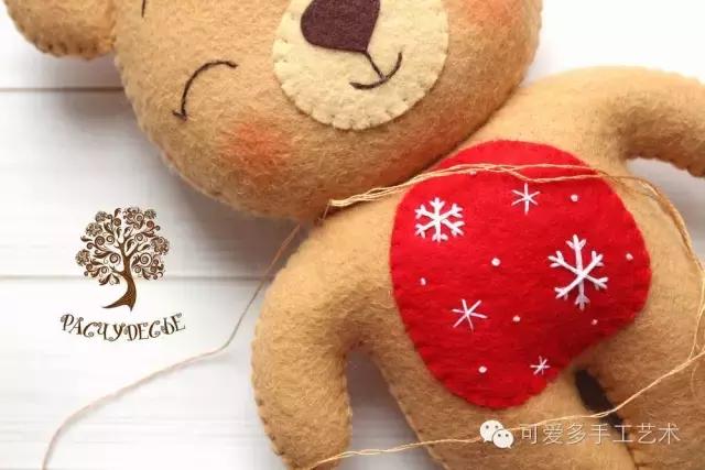 冬天可爱小熊,萌化了的可爱小熊怎么做