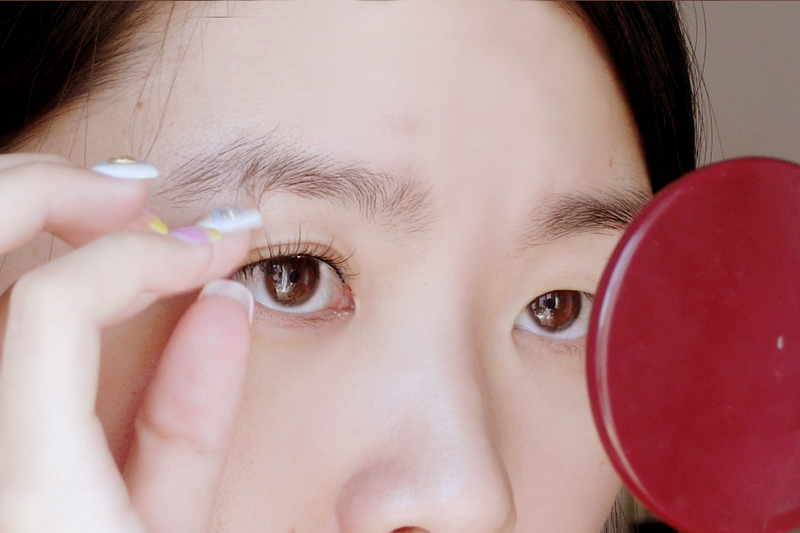 l型假睫毛能撑起双眼皮吗,嫁接假睫毛撑起双眼皮