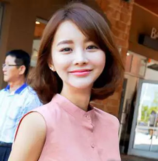 圆脸适合的中分发型图片,圆脸方脸大脸适合的发型