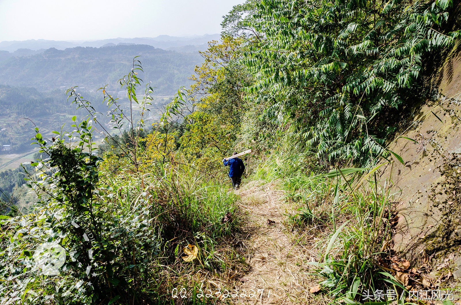 攀越震撼的内江威远高顶寨