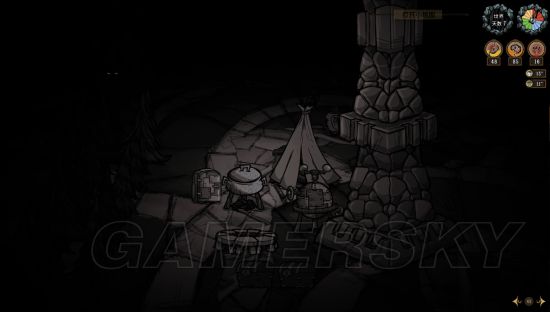 饥荒联机版洞穴远古科技塔在哪,饥荒联机版洞穴远古科技魔光护符