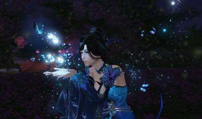 天刀最好看的特效,天刀天青武器外观有特效