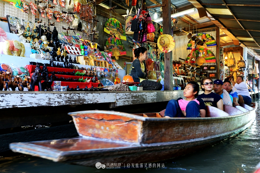 曼谷到丹嫩多水上市场,丹嫩沙多水上集市