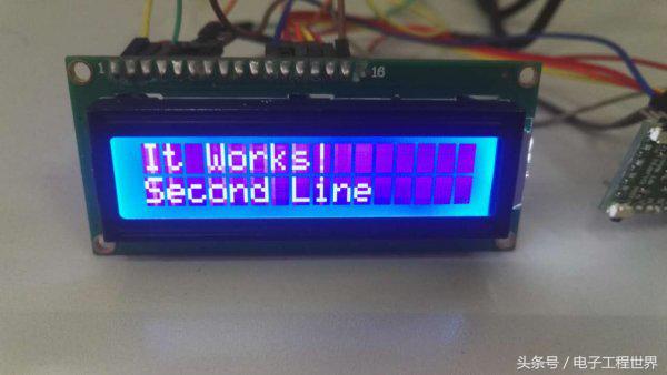 PYBNano驱动LCD1602A显示