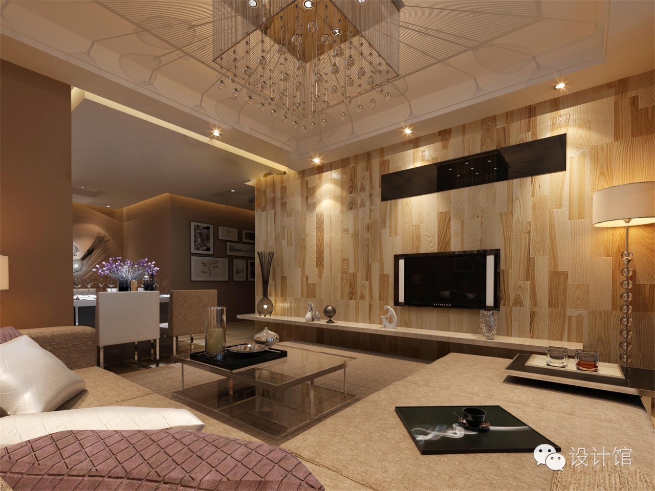 自己动手做木头电视背景墙,用木板做电视墙和电视柜