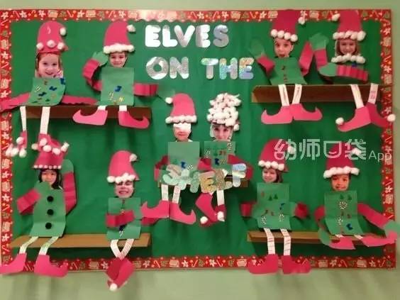 圣诞背景墙装饰效果图,17张照片墙设计图