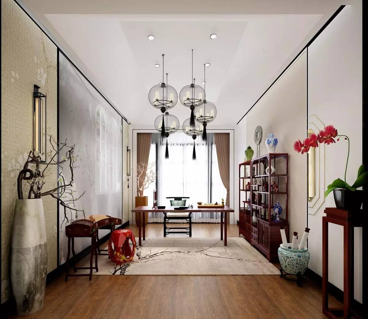 王文泉简欧别墅样板间室内设计,王文泉别墅设计