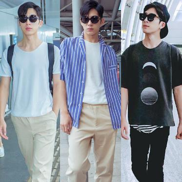 井柏然随性自然,井柏然帅气走步