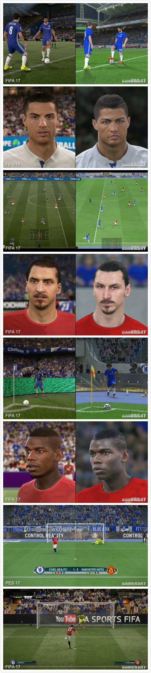 实况足球2017是最好的一代,实况足球2017对应球队