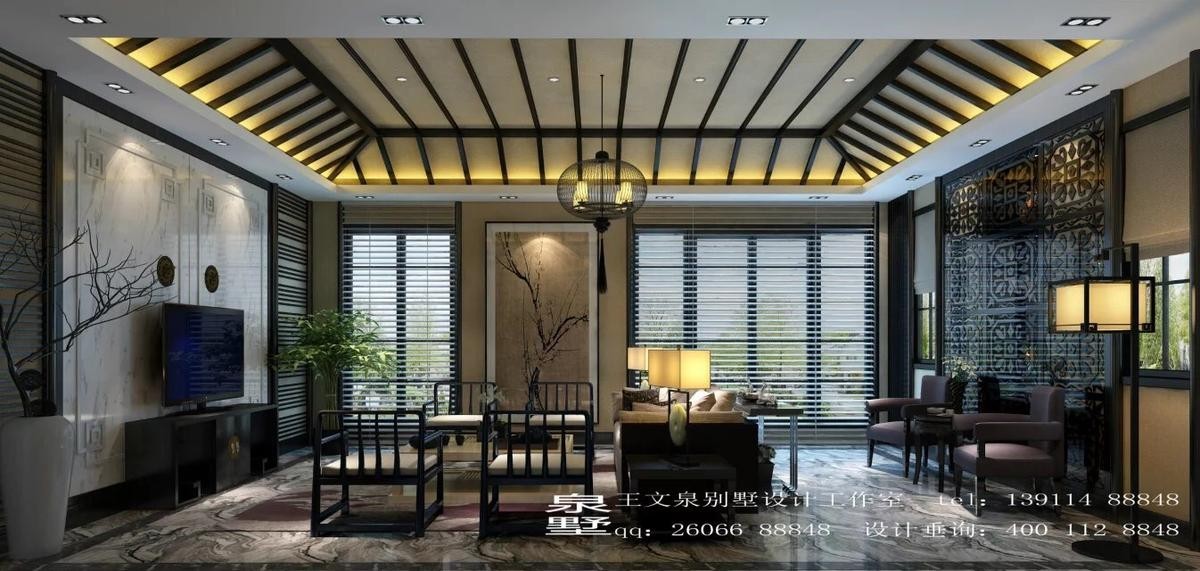 王文泉简欧别墅样板间室内设计,王文泉别墅设计