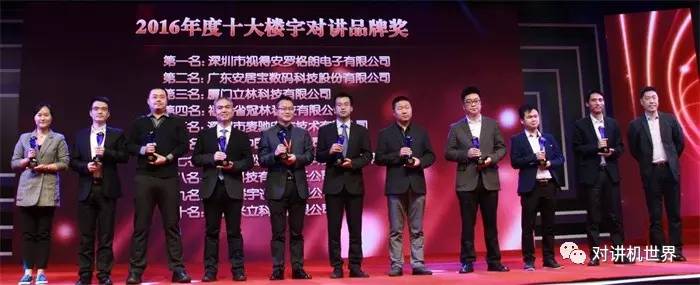 楼宇对讲门禁品牌榜,楼宇可视对讲十大品牌排行榜