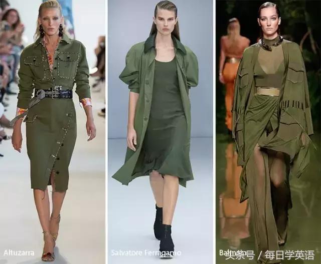 2017年的流行色草木绿,今年流行色薄荷绿