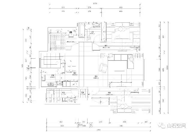 墨舞｜山石作品-郡原小石城140㎡中式传奇