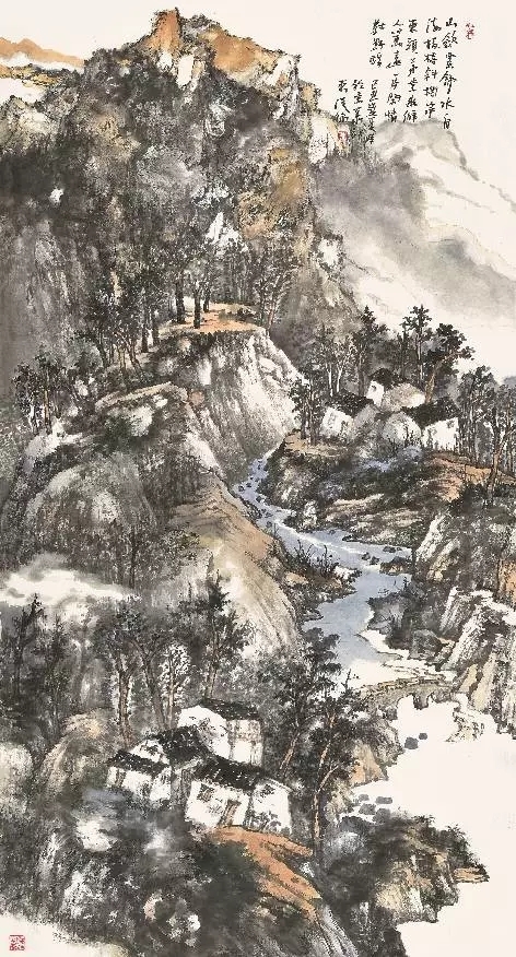 薛从伦山水画,薛从伦山水画欣赏