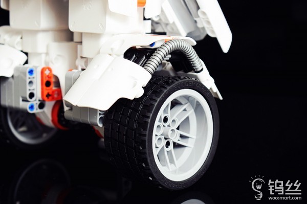 儿童大颗粒积木百变汽车机器人,米兔积木机器人履带机甲编程