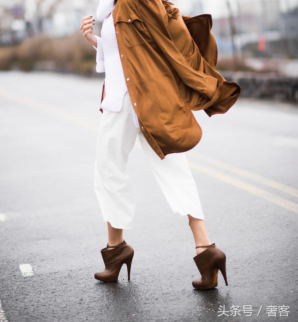 这个冬天必备短靴,冬时尚气质粗跟新款舒适圆头短靴