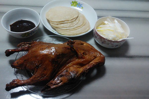 烤鸭饼和单饼,单饼烤鸭饼