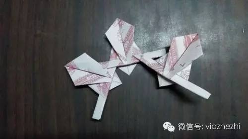 纸币折花教程520,清明节纸币莲花教程