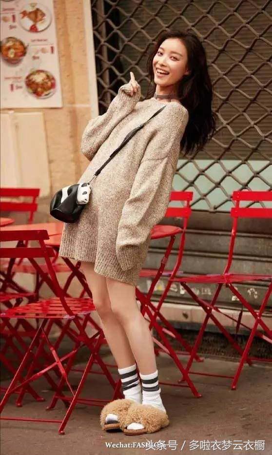 刘诗诗杨幂穿毛毛鞋,杨幂刘诗诗最新路透
