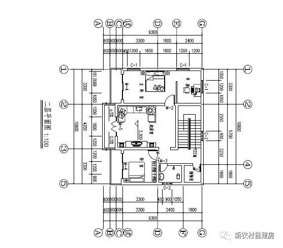 双拼二层兄弟共建房图纸20万以内,20万别墅砖混二层免费图纸