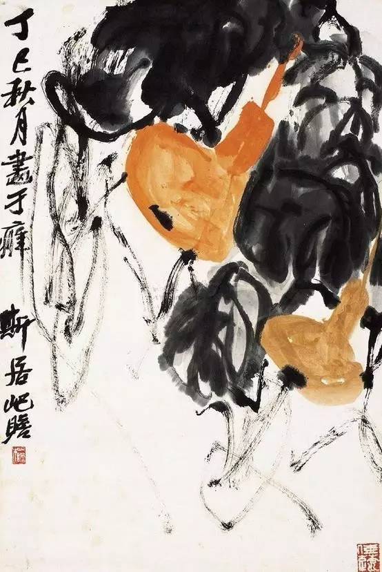 福禄双全葫芦如意图,真迹字画葫芦图案大全