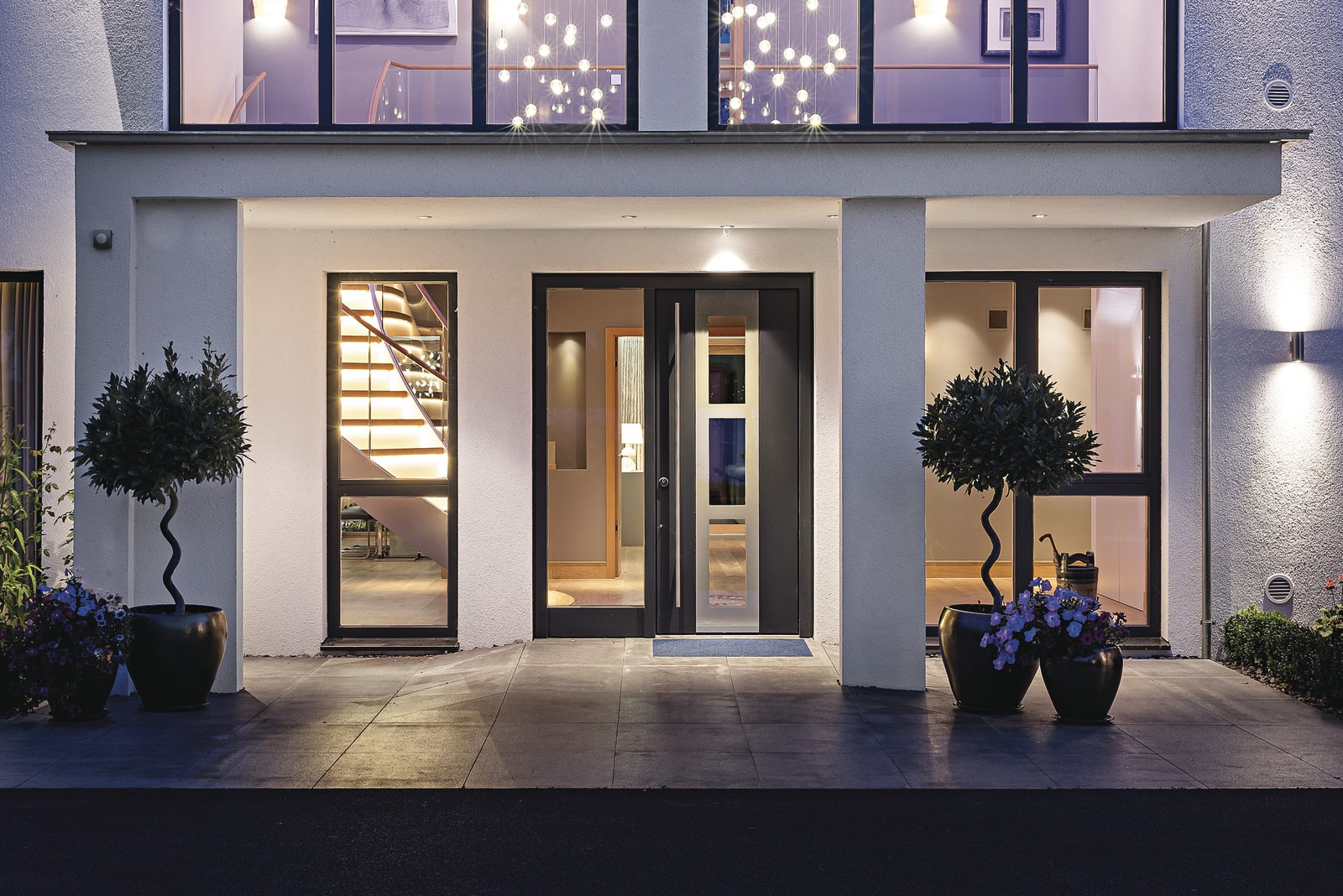 全是窗满眼全是落地窗采光最好自建房别墅赏析