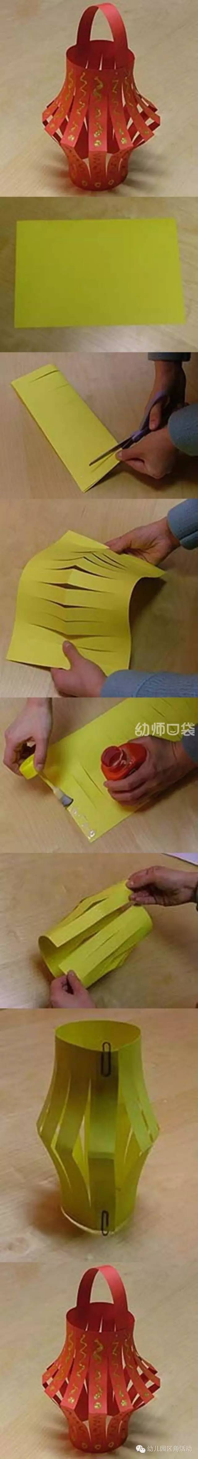 灯笼装饰幼儿园简单漂亮,幼儿园新年手工吊饰环创走廊灯笼