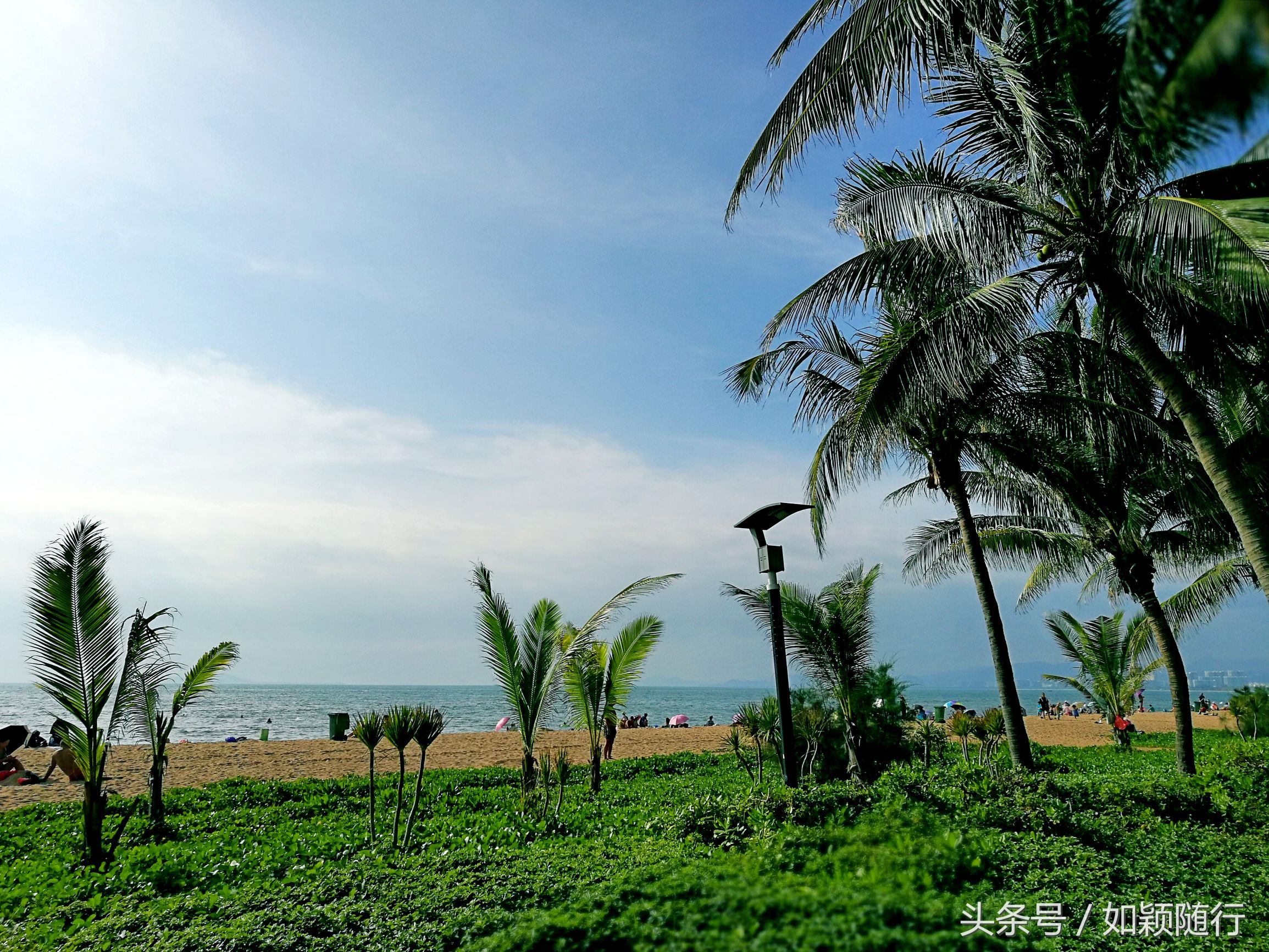 三亚湾之上一颗璀璨明珠,三亚太阳湾最美海湾