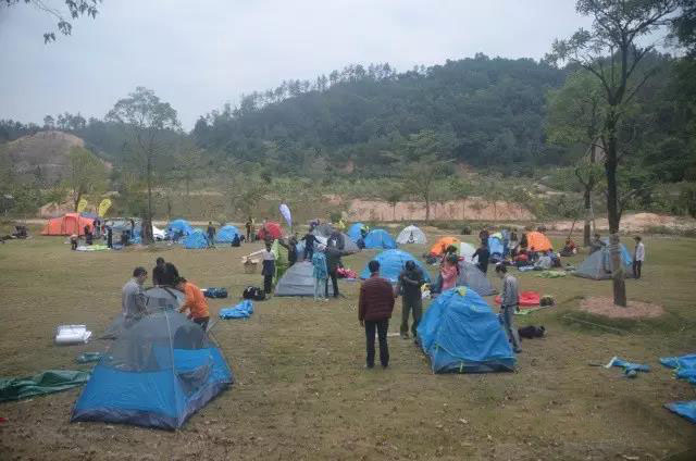 大尖山露营公园图,五桂山山旮旯露营基地