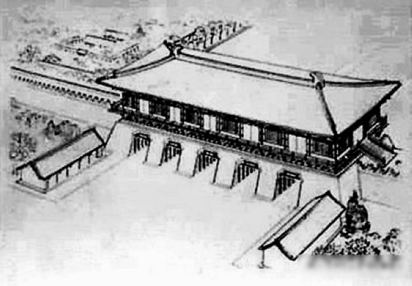 西安城墙明德门,唐长安城明德门与秦岭相对