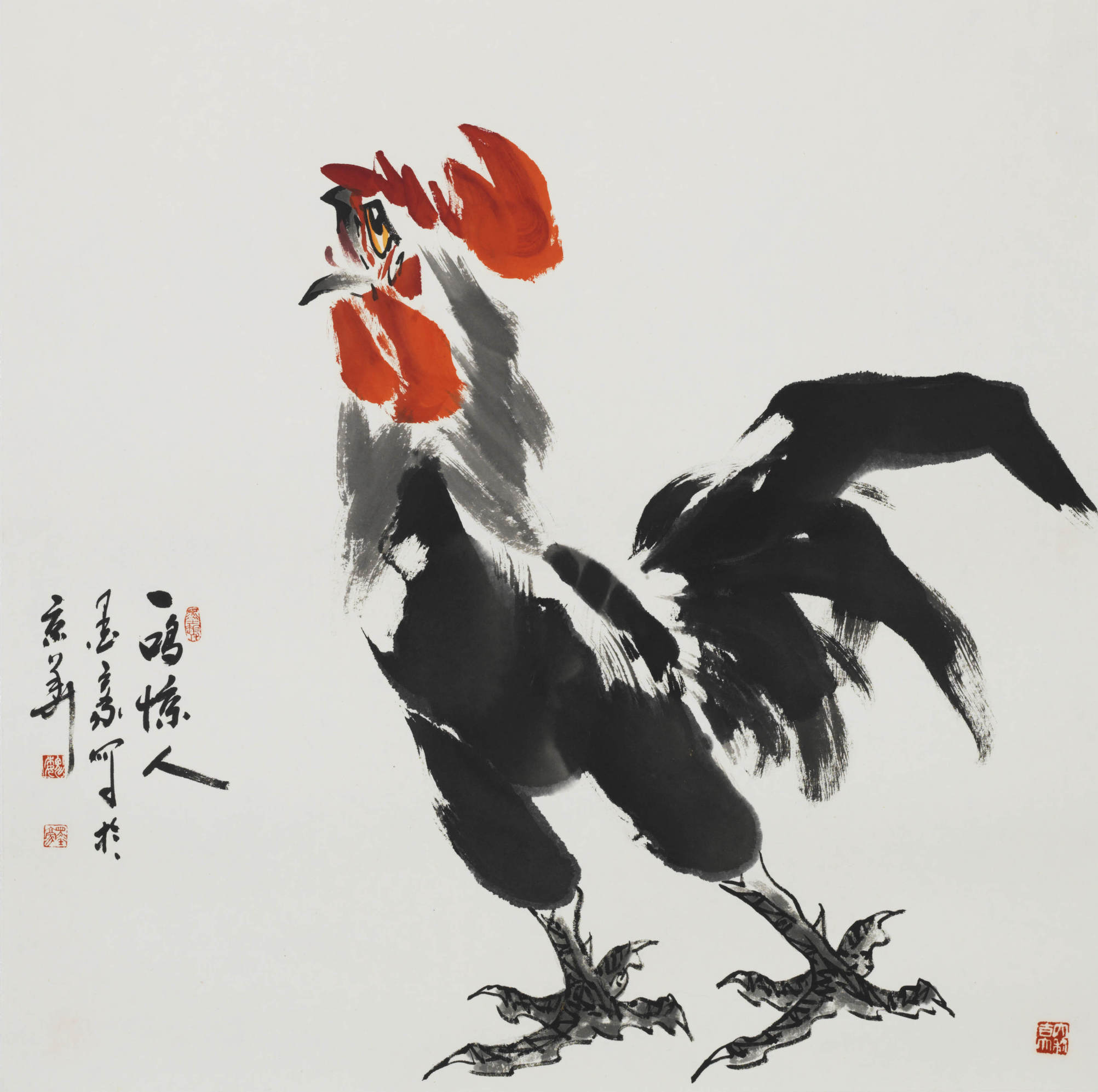 墨豪画鸡最好的画法,墨豪画鸡最新视频