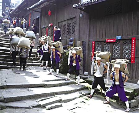 西沱古镇云梯街,石柱县西沱云梯街