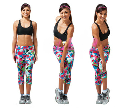 从腹部减肥动作,全身快速减肥健美操